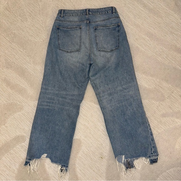 DL1961 Hepburn High Waisted Wide Leg Slate Jeans - Picture 5 of 5